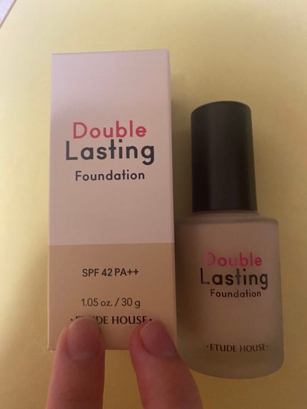 ダブルラスティング ファンデーション/ETUDE/リキッドファンデーションを使ったクチコミ(1枚目)