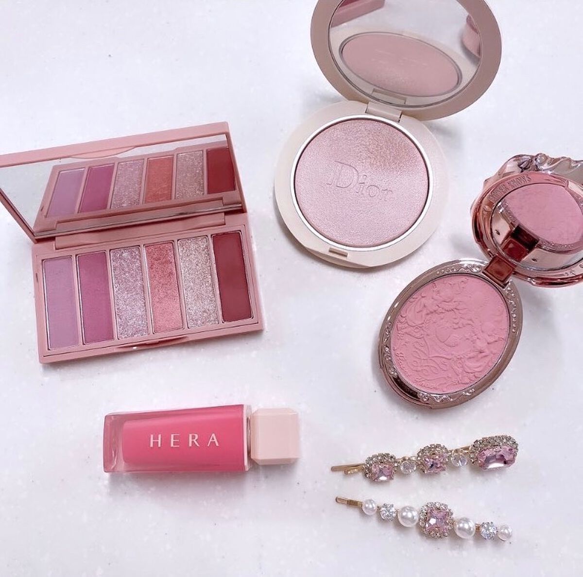 フラワーノーズ　ストロベリーロココ　チークブラッシュ　グロウリップグロス FlowerKnows(フラワーノーズ) / フラワーノーズ ストロベリーロココ