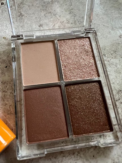 4色アイシャドウパレット 10 シュルクマロン/aZTK/アイシャドウパレットを使ったクチコミ(3枚目)