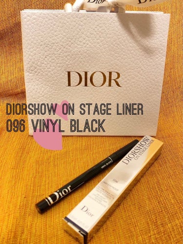 ディオールショウ オンステージ ライナー 096 ヴィニル ブラック（生産終了）/Dior/リキッドアイライナーを使ったクチコミ（1枚目）