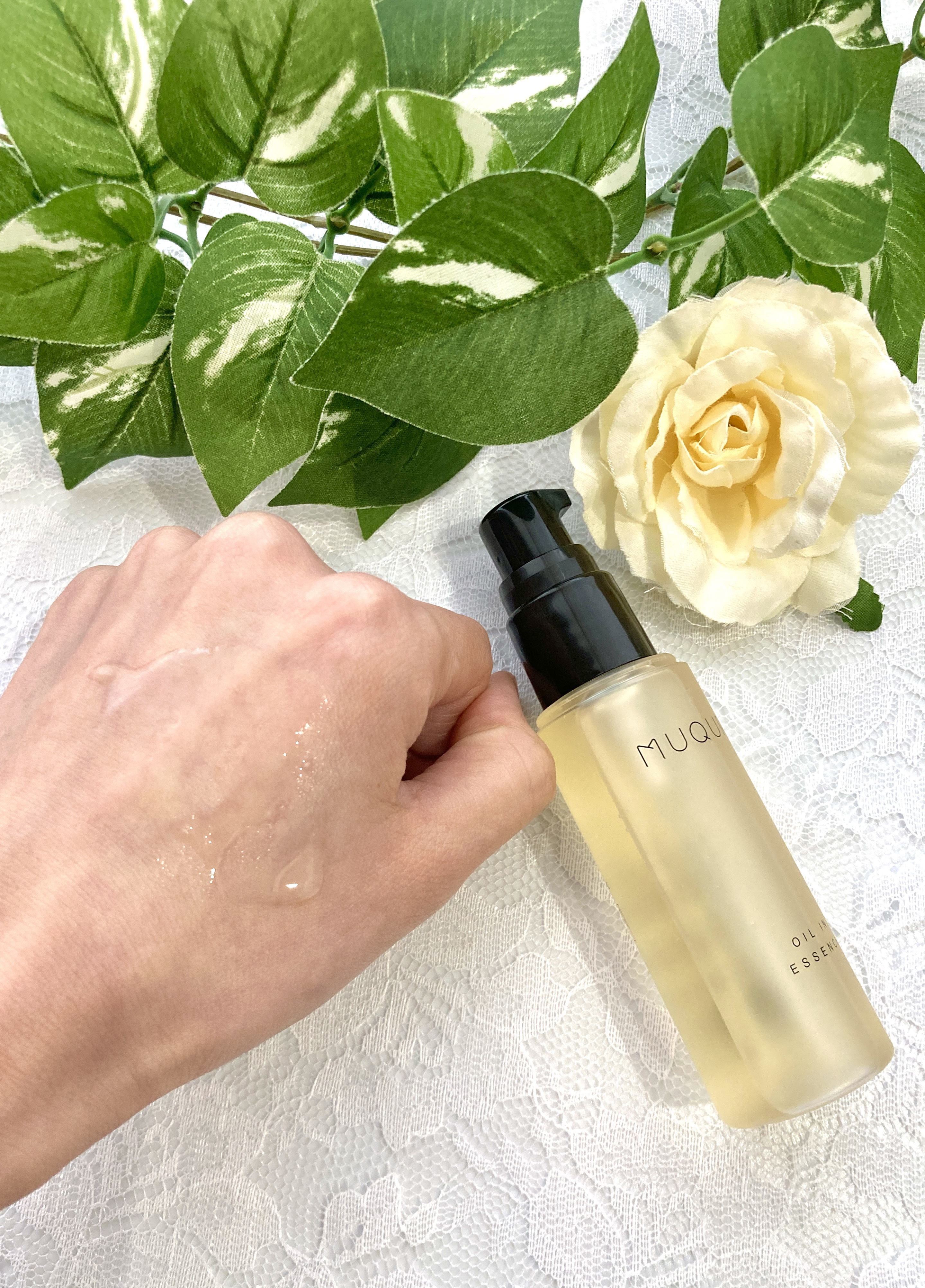 オイルインエッセンス/MUQURU/ブースター・導入液を使ったクチコミ（3枚目）