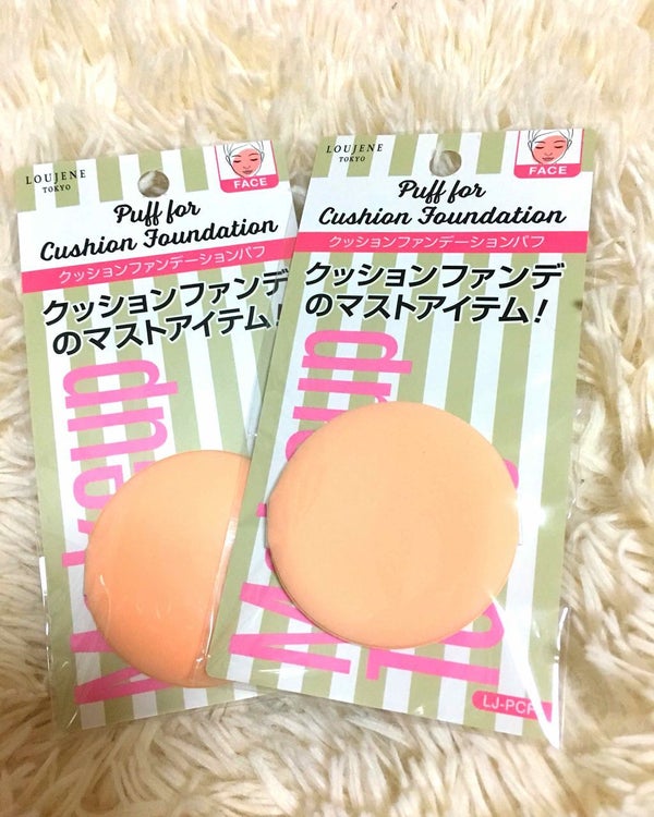 クッションファンデーションパフ/セリア/パフ・スポンジ by ひろろん