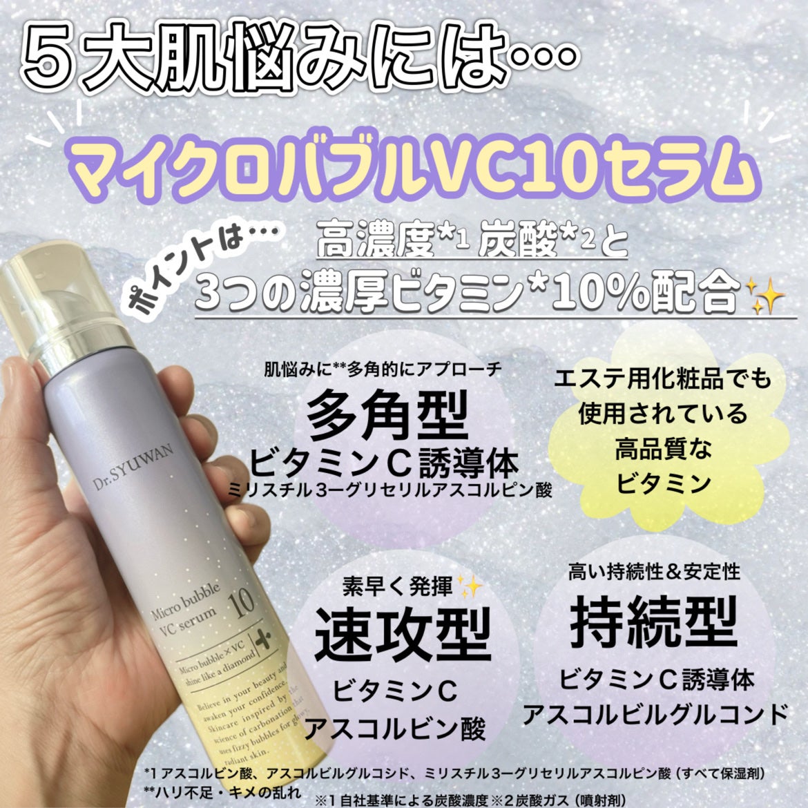 マイクロバブルVCセラム/DSW/美容液を使ったクチコミ(6枚目)