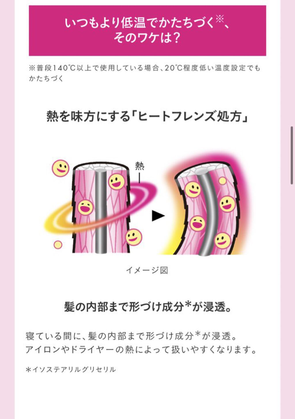 熱を味方にするオイル/リーゼ/ヘアオイルを使ったクチコミ（3枚目）