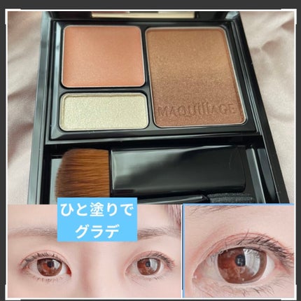 ドラマティックスタイリングアイズS/マキアージュ/アイシャドウパレットを使ったクチコミ(2枚目)