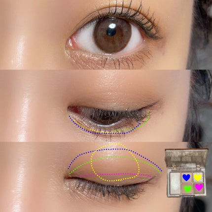 オールラウンドアイパレット/hince/マルチパレットを使ったクチコミ(2枚目)