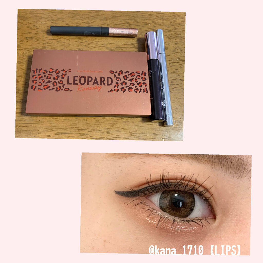 プレイカラーアイパレット レオパードランウェイ/ETUDE/アイシャドウパレットを使ったクチコミ（1枚目）
