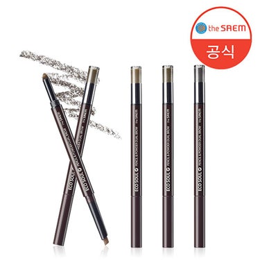 Eco Soul pencil & powder dual brow the SAEM