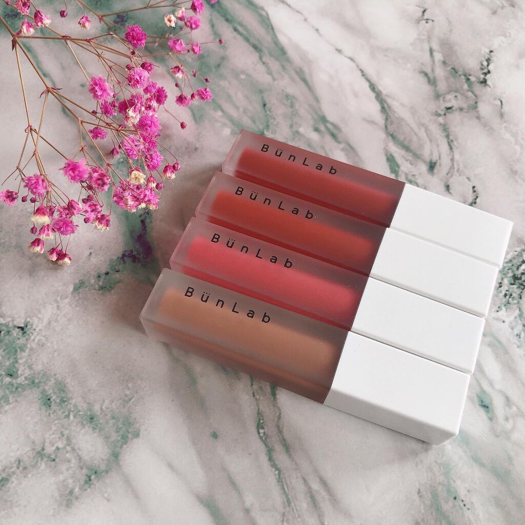 カラーウェイベルベットリップティント/BUNLAB/リップティントを使ったクチコミ(2枚目)