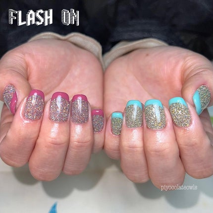 ぴよこれいと  あうるす on LIPS 「フラッシュラメベースのカラーフレンチ💅アゲハ先生( @ageh..」(5枚目)