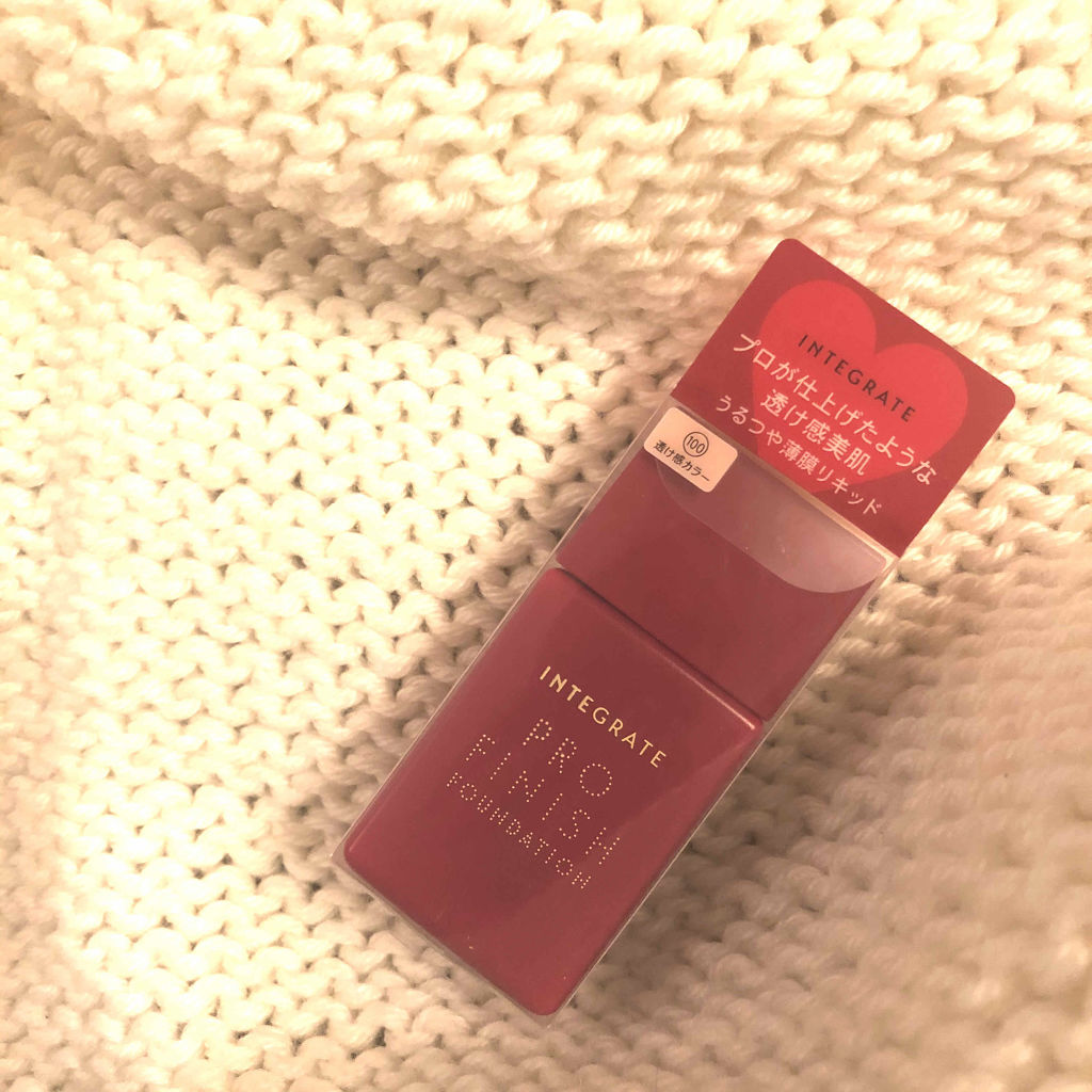 プロフィニッシュリキッド/インテグレート/リキッドファンデーションを使ったクチコミ（1枚目）