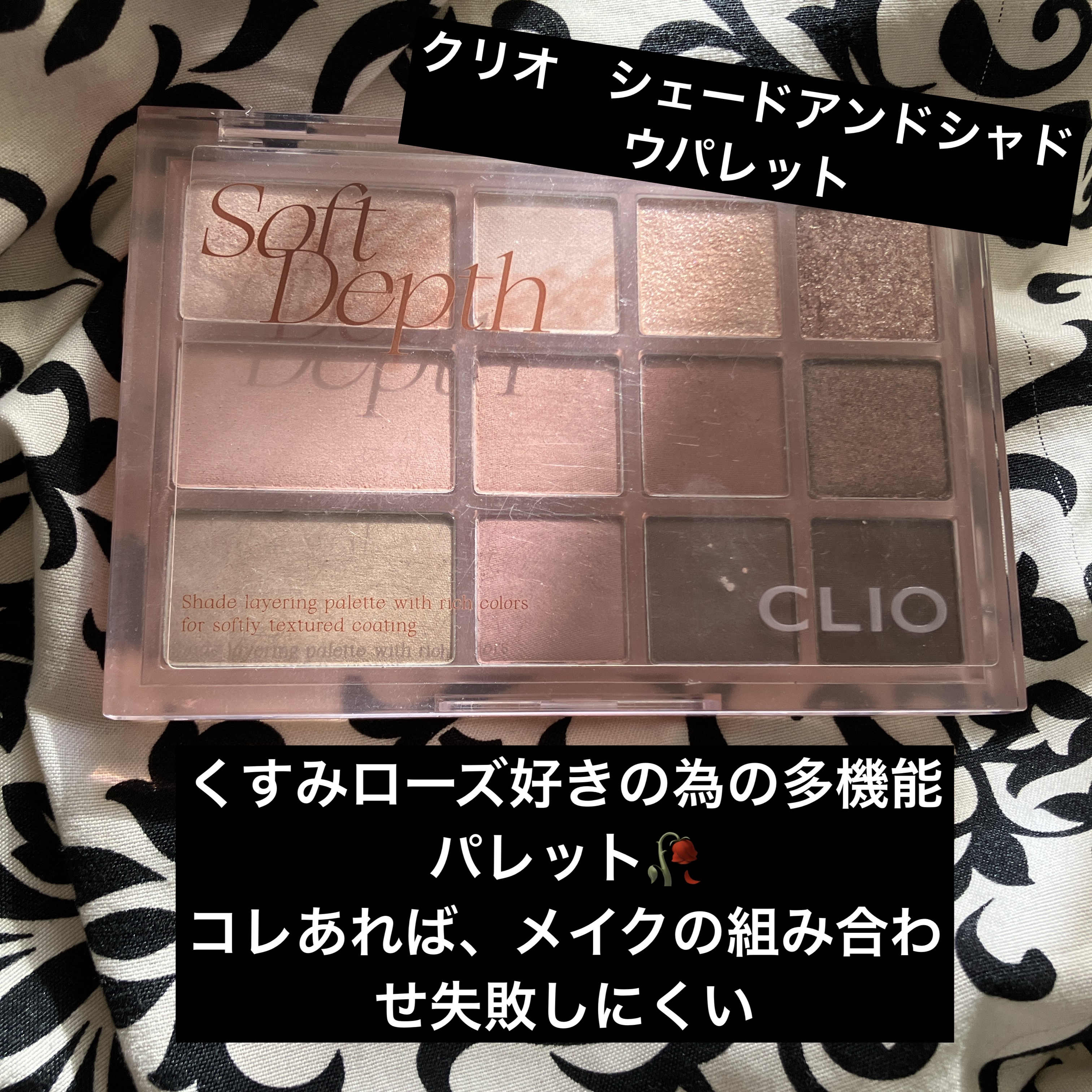 シェード アンド シャドウ パレット/CLIO/アイシャドウパレットを使ったクチコミ（1枚目）