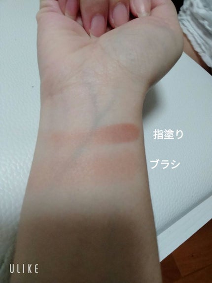 UR GLAM EYESHADOW BRUSH A/U R GLAM/メイクブラシを使ったクチコミ(4枚目)