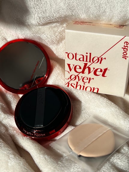 プロテーラービーベルベットカバークッション/espoir/クッションファンデーションを使ったクチコミ(3枚目)