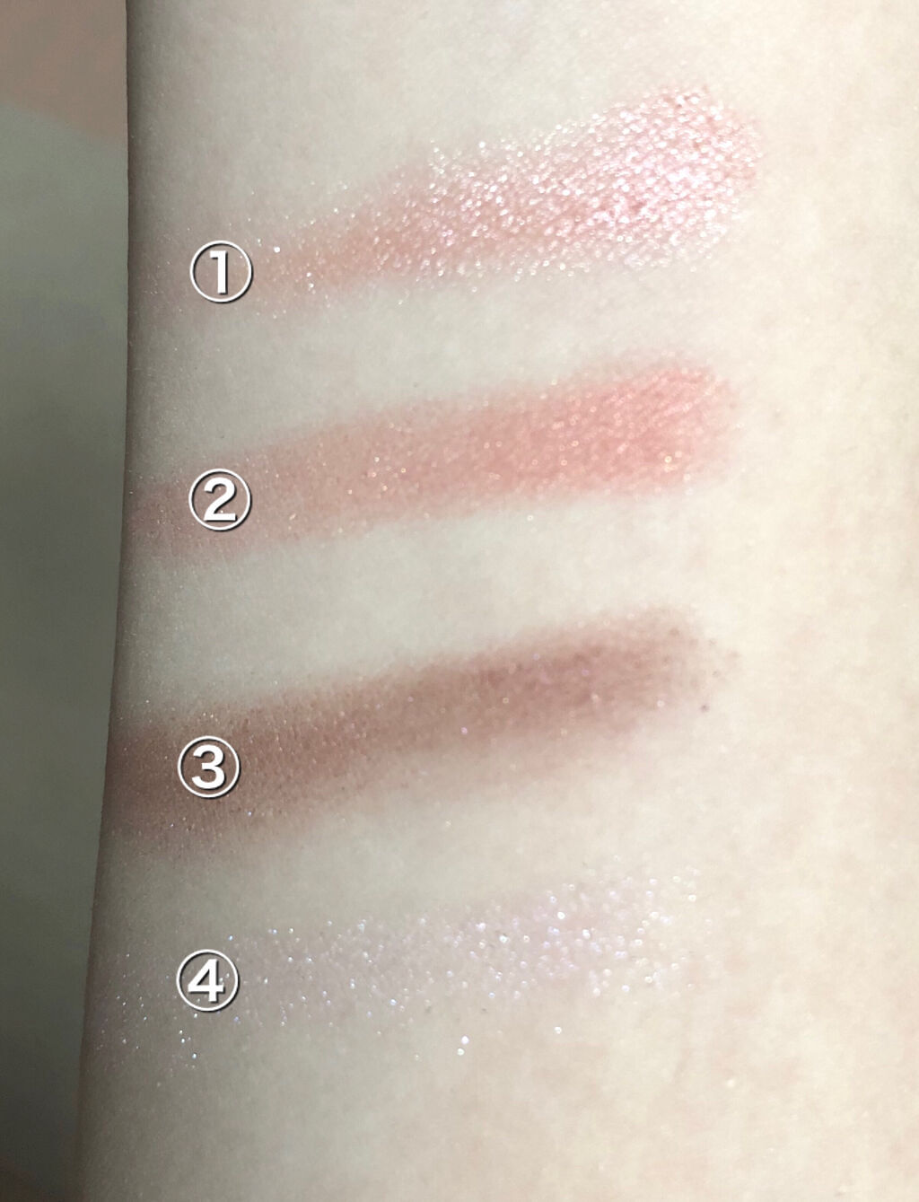 リアルクローズシャドウ/excel/アイシャドウパレットを使ったクチコミ（3枚目）