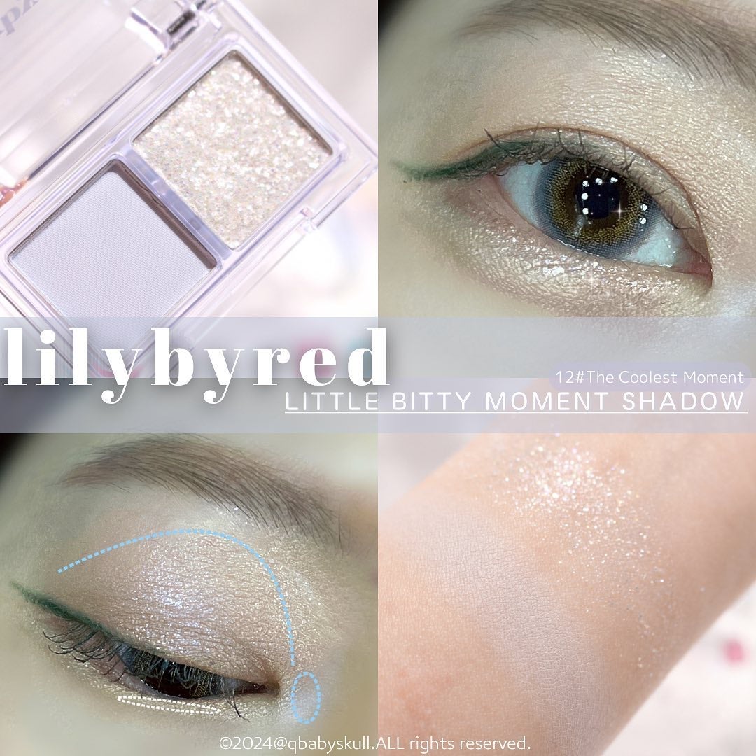 Little Bitty Moment Shadow/lilybyred/アイシャドウパレットを使ったクチコミ(8枚目)