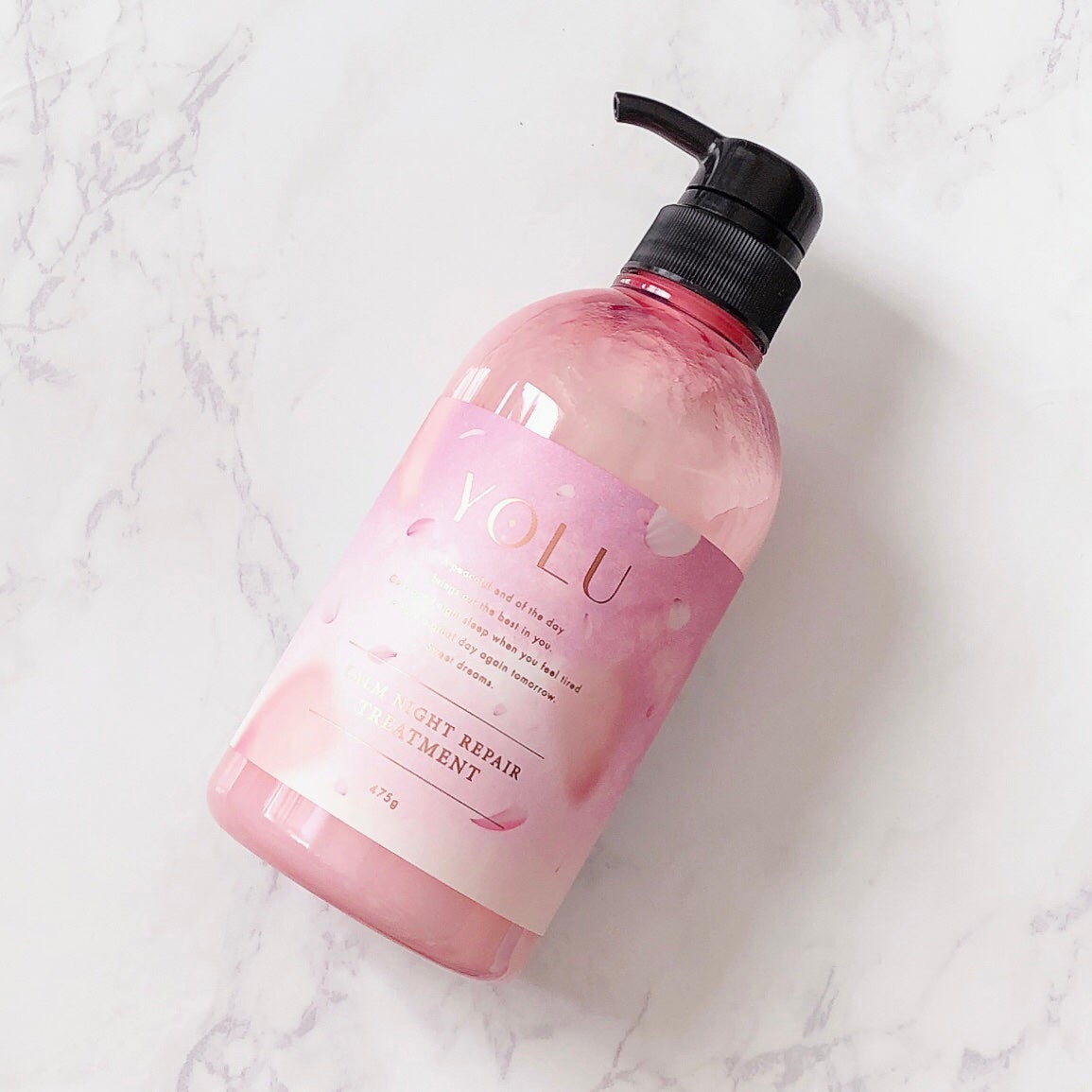 サクラ カームナイトリペアシャンプー/トリートメント/YOLU/市販シャンプーを使ったクチコミ(1枚目)