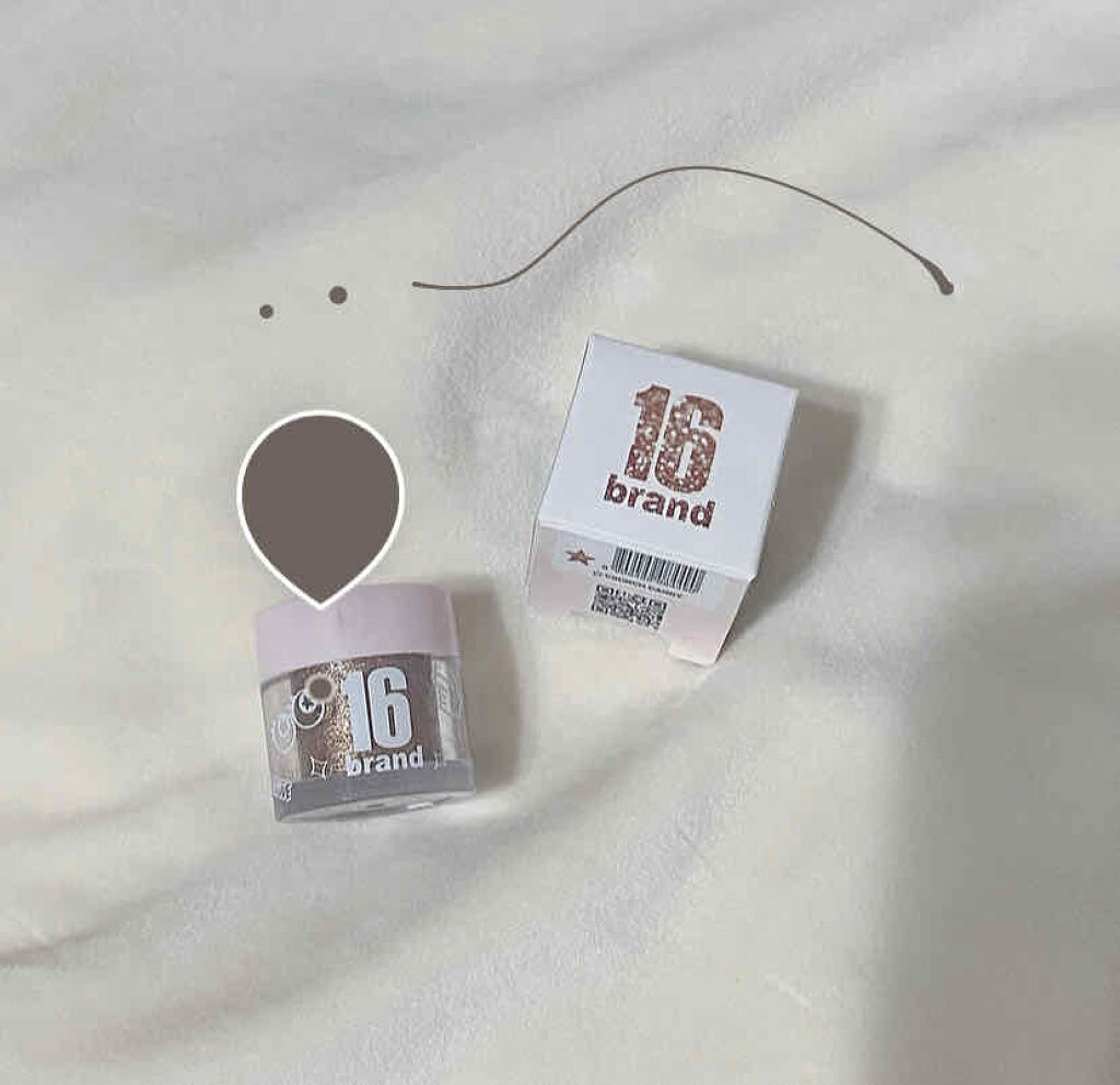 16CANDY ROCK PEAEL POWDER/16BRAND/単色アイシャドウを使ったクチコミ（2枚目）