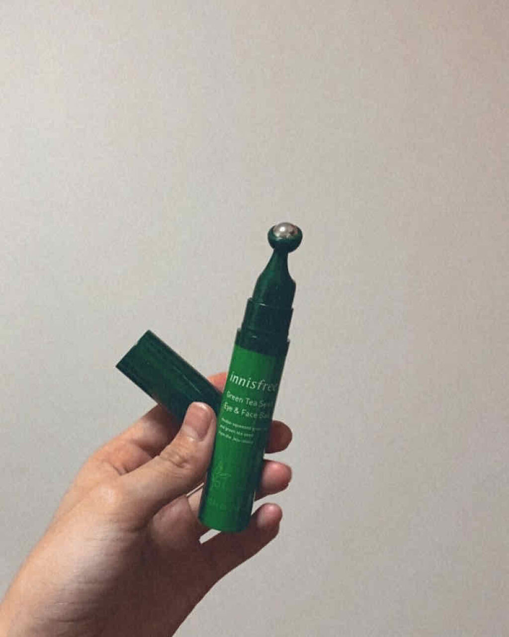 グリーンティーシード アイ＆フェイスボール/innisfree/美容液を使ったクチコミ（1枚目）