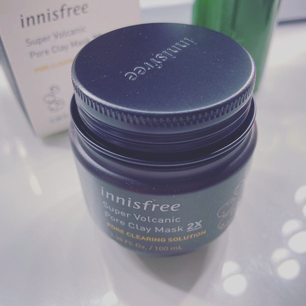 スーパーヴォルカニック　ポア　クレイマスク/innisfree/洗い流すパック・マスクを使ったクチコミ（1枚目）