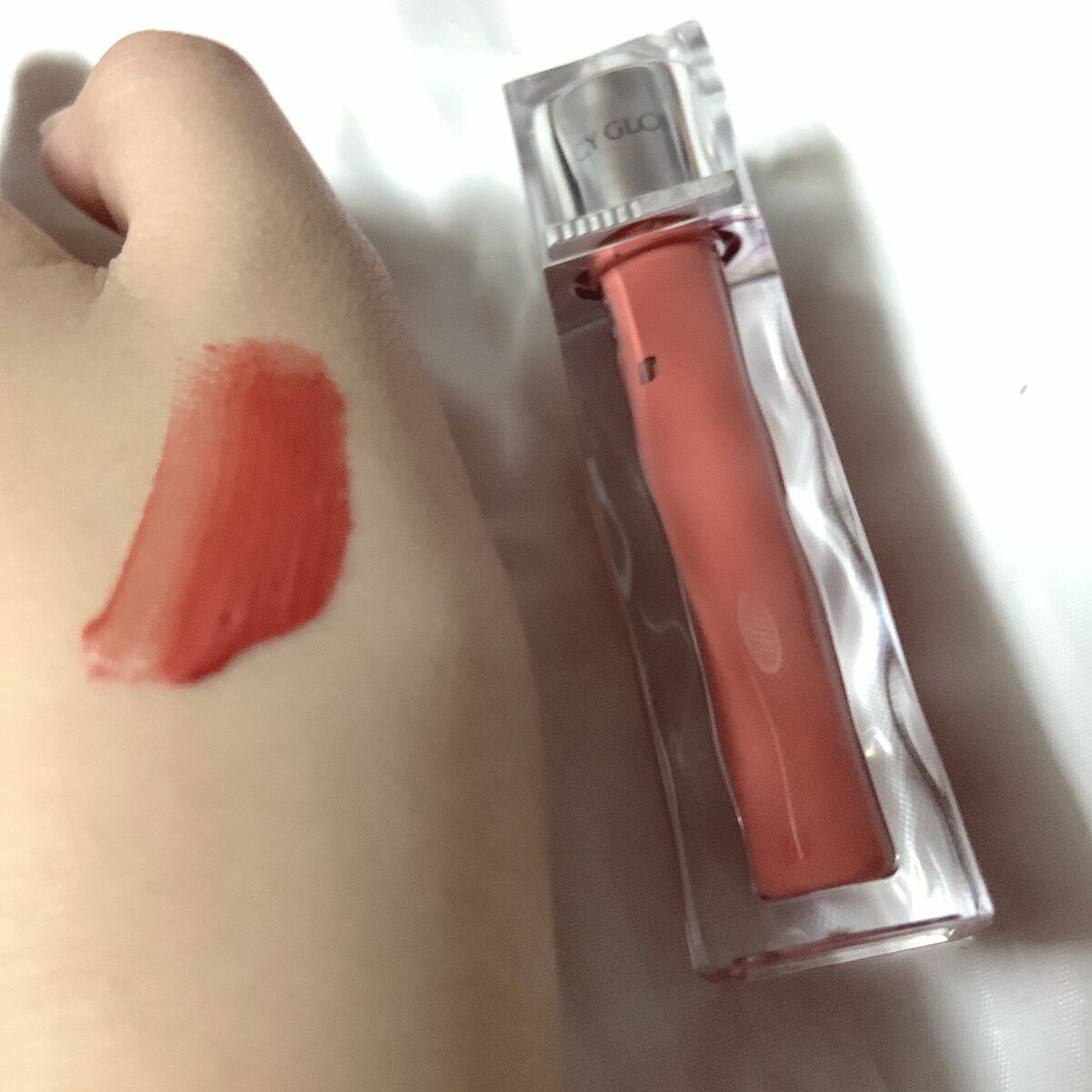 アイシーグロウティント 03 Holy moly/MUZIGAE MANSION/口紅を使ったクチコミ（2枚目）