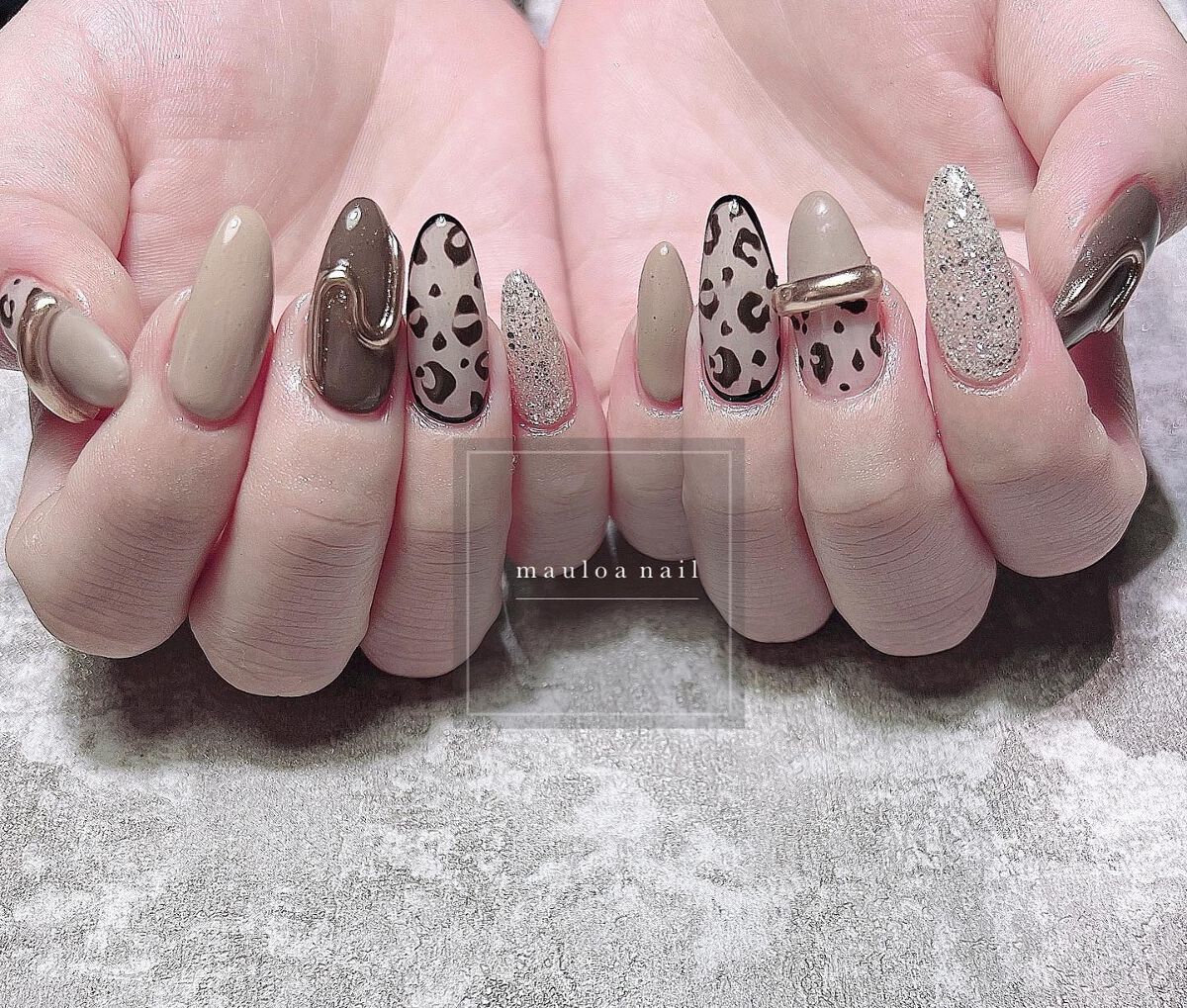 mauloa_nail on LIPS 「・🧡🧡🧡・ネイルやり方動画fantistにて多数更新してます☺..」(1枚目)