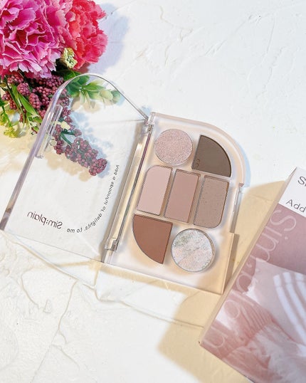 シンプレイン アイパレット/Sim;plain/アイシャドウパレットを使ったクチコミ(2枚目)