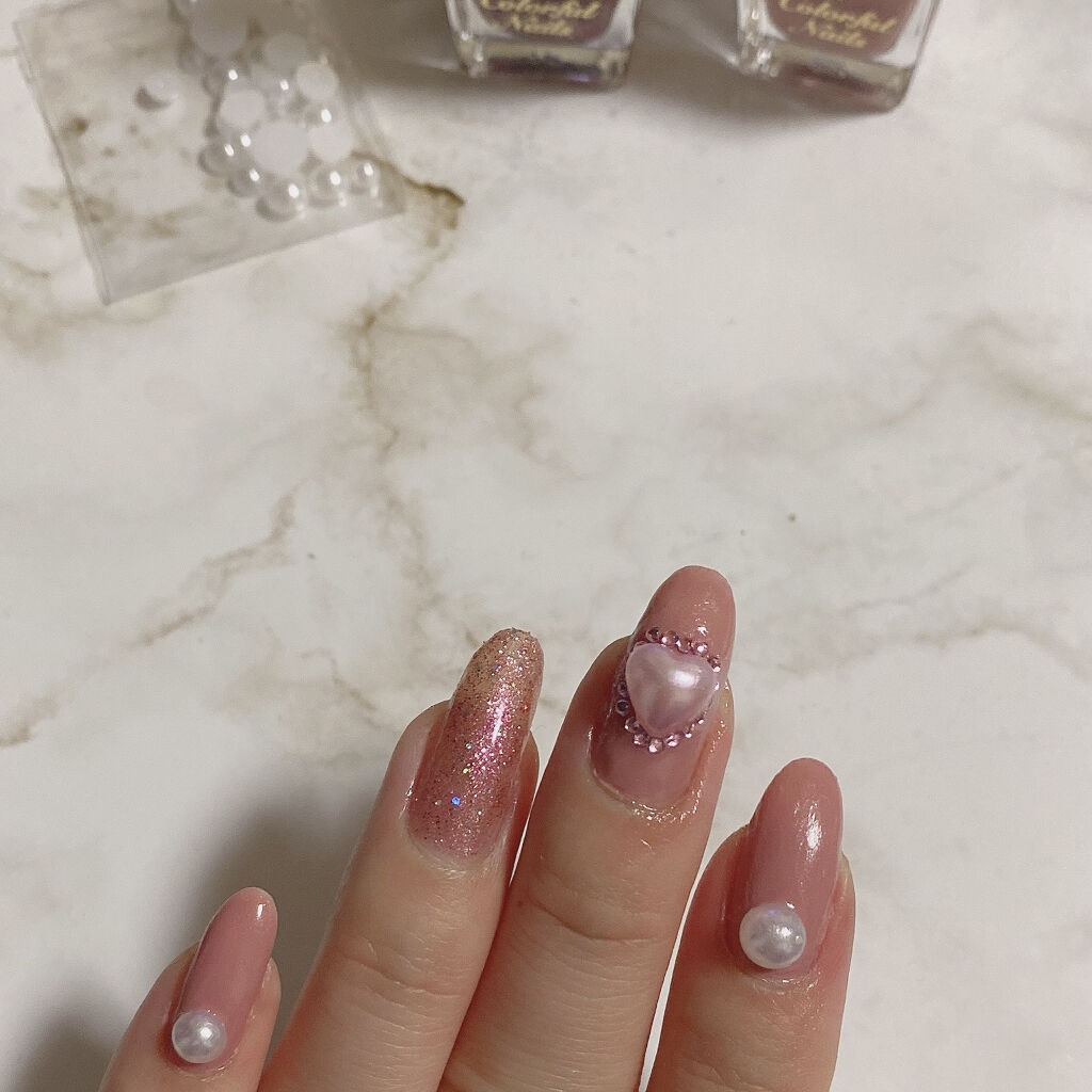 ネイルパーツ/セリア/ネイルチップ・パーツを使ったクチコミ（3枚目）