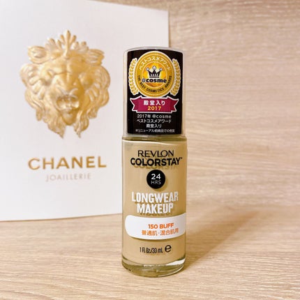 カラーステイ ロングウェア メイクアップ/REVLON/リキッドファンデーションを使ったクチコミ(1枚目)