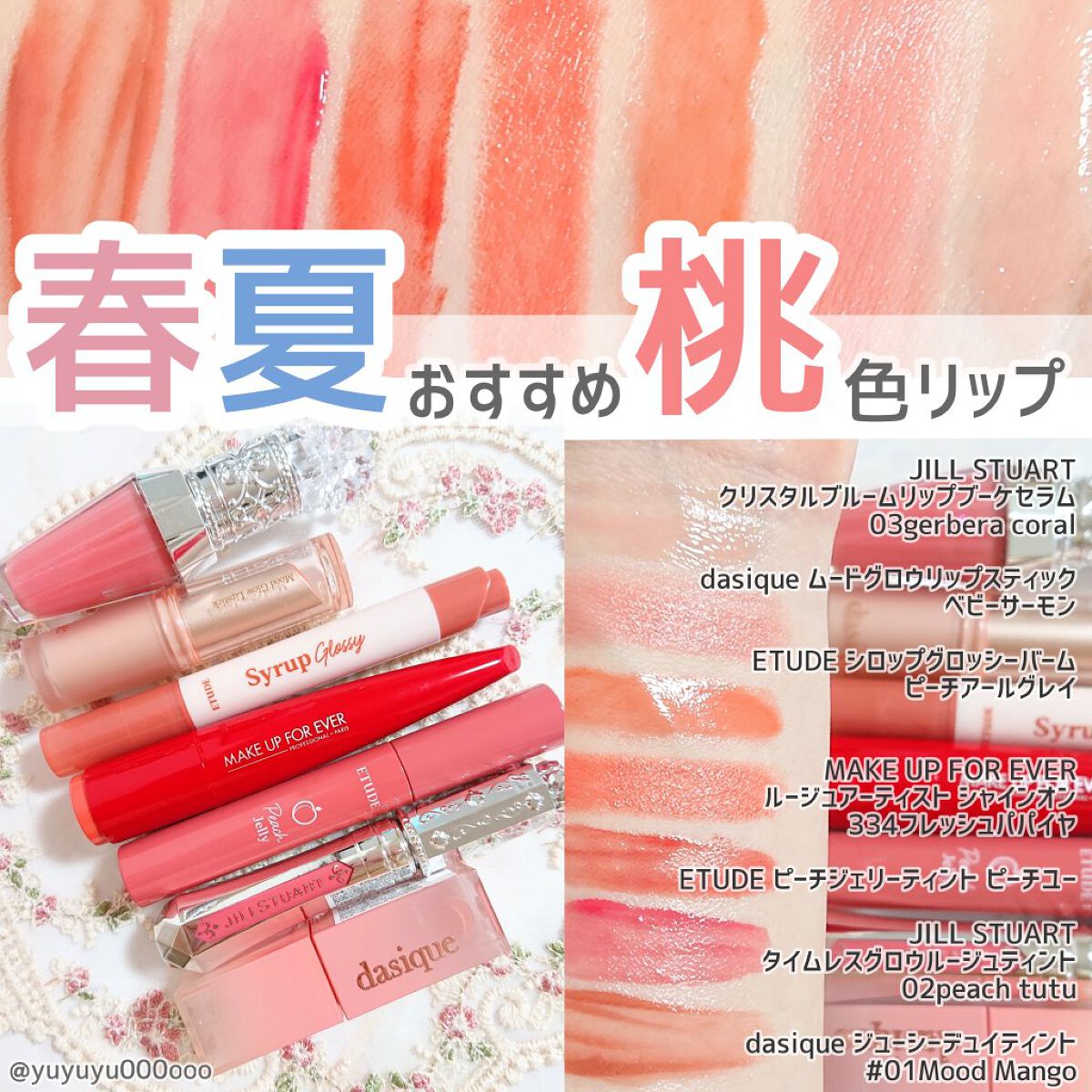 ピーチジェリーティント/ETUDE/口紅を使ったクチコミ（1枚目）