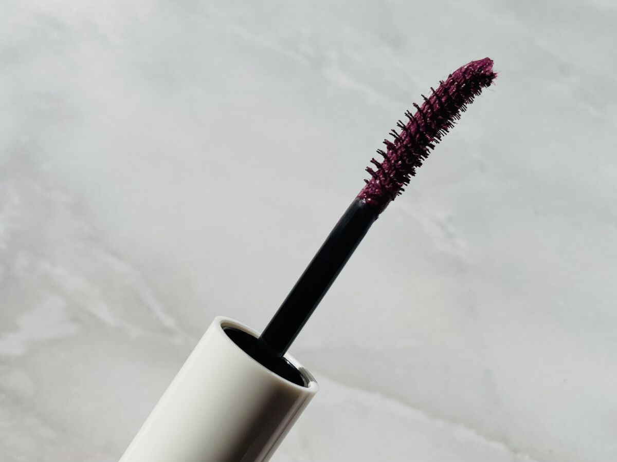 ロングカラフルマスカラ C05 ベリーパープル/CHIOTURE/マスカラを使ったクチコミ（3枚目）