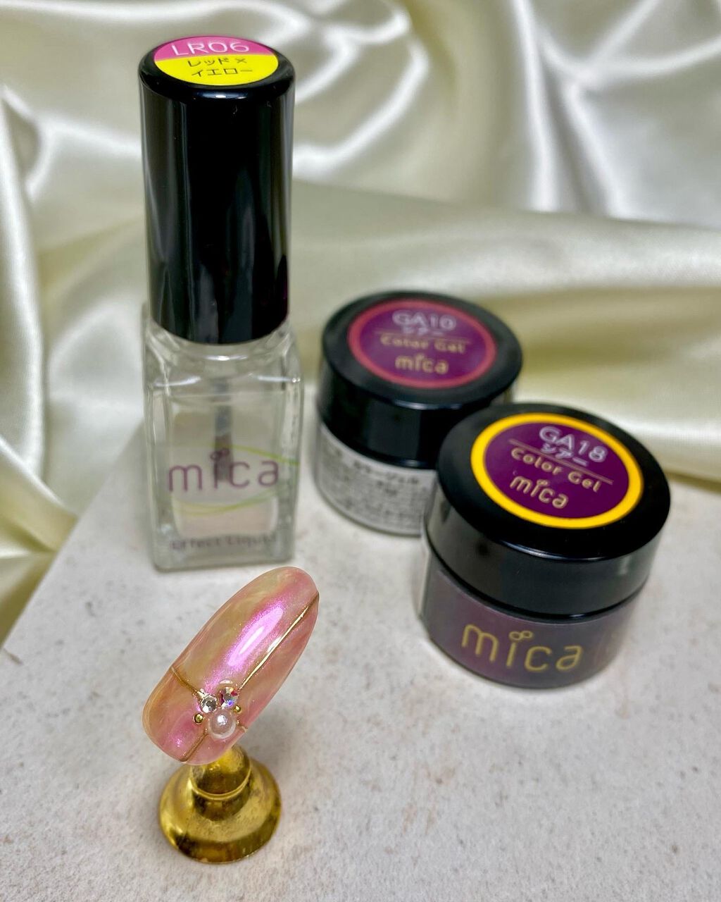 パールプラススプレー/mica/ネイル用品を使ったクチコミ（2枚目）