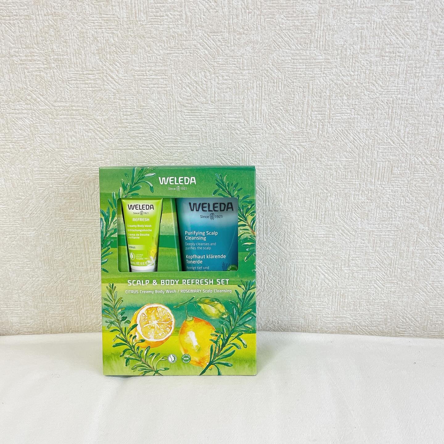 スカルプ＆ボディ リフレッシュセット/WELEDA/その他キットセットを使ったクチコミ（1枚目）