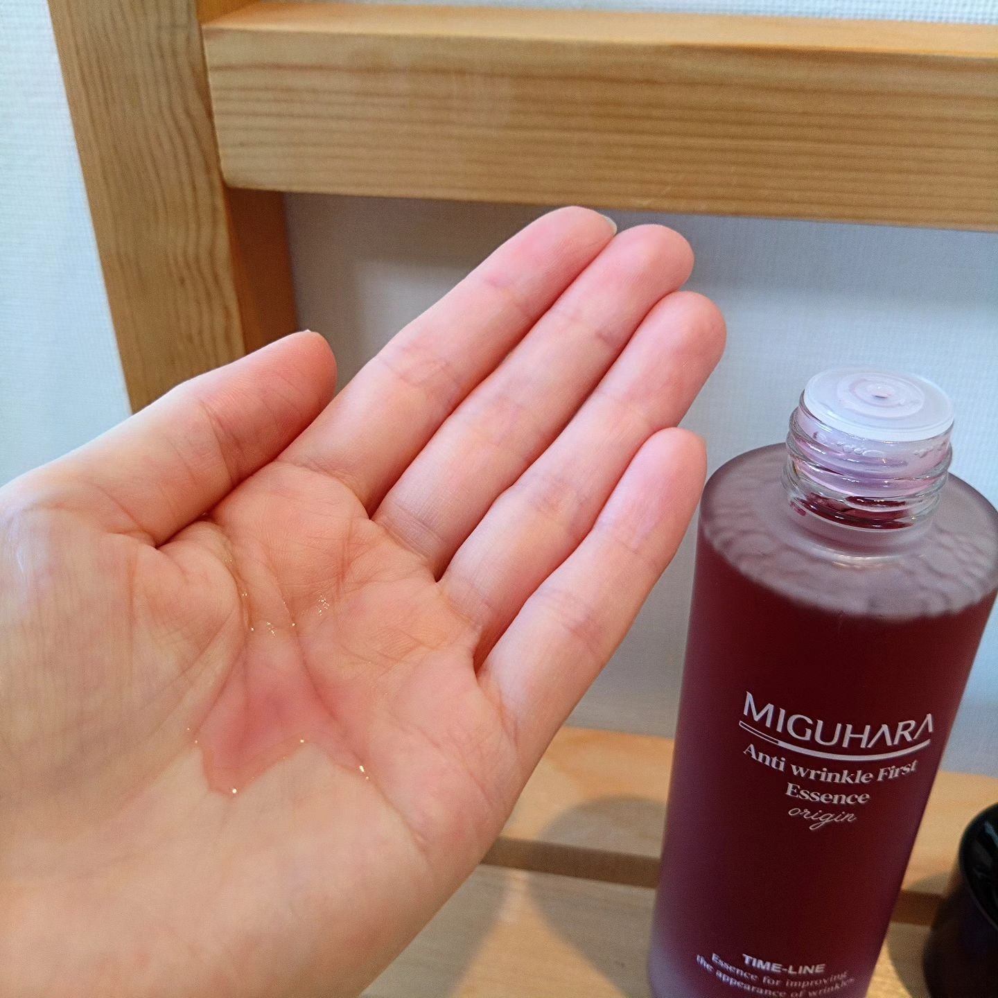 アンチリンクルファーストエッセンスオリジン/MIGUHARA/化粧水を使ったクチコミ（3枚目）