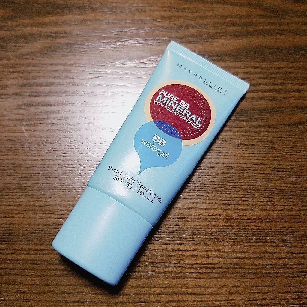ピュアミネラル BB ウォーター ジェル/MAYBELLINE NEW YORK/BBクリームを使ったクチコミ(1枚目)