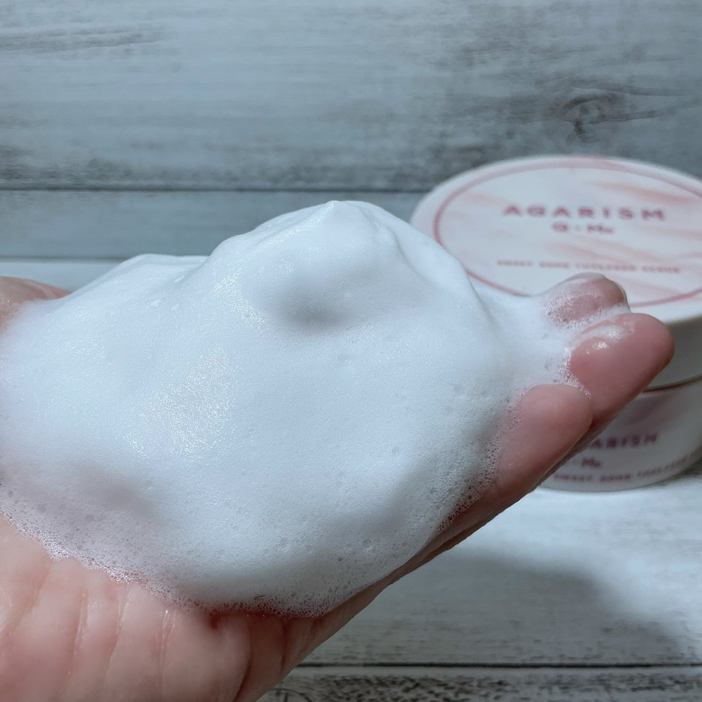 キューミースウィートボムタラソスクラブ ピオニーブーケの香り/AGARISM/ボディスクラブを使ったクチコミ(6枚目)