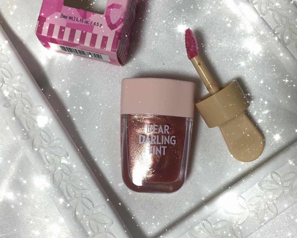 ディアダーリン ウォータージェルティント (アイスティント)/ETUDE/口紅を使ったクチコミ(2枚目)