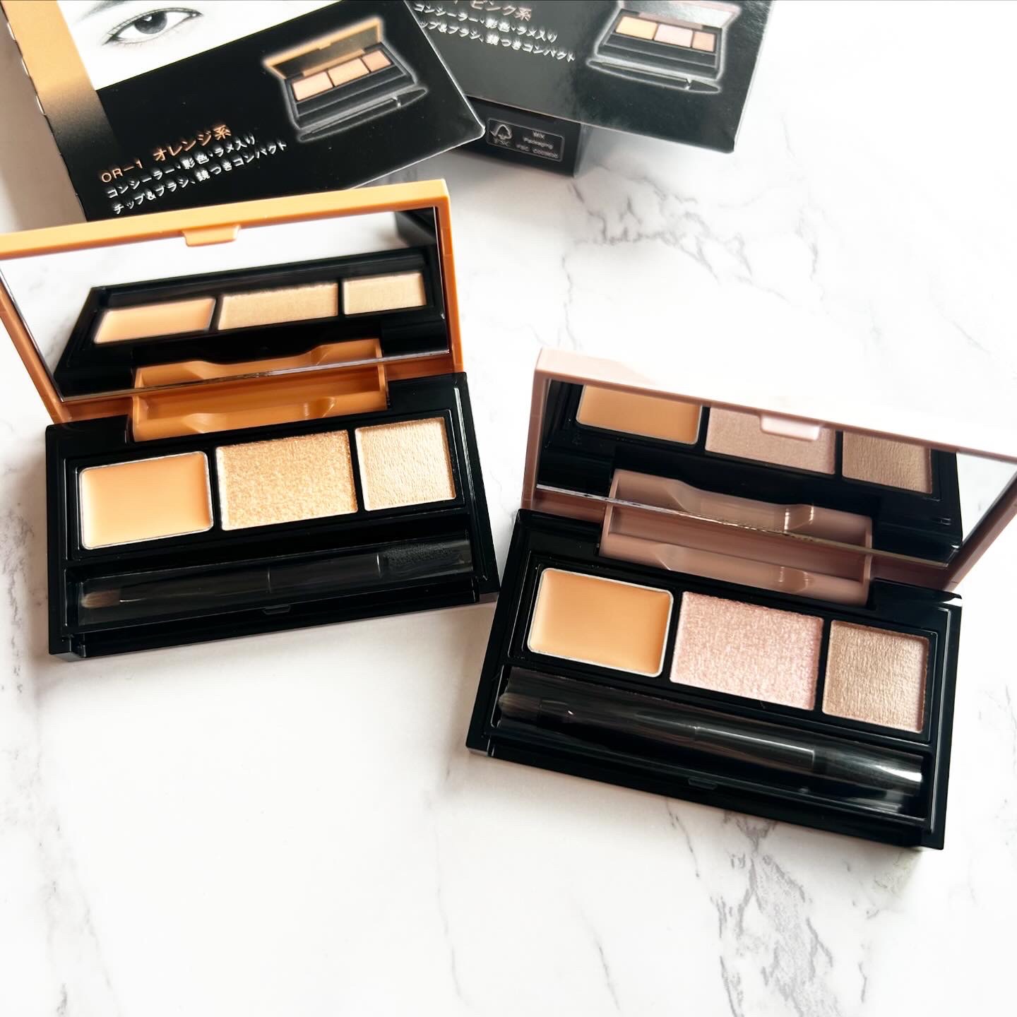 アンダーアイファインダー/KATE/パレットコンシーラーを使ったクチコミ（2枚目）