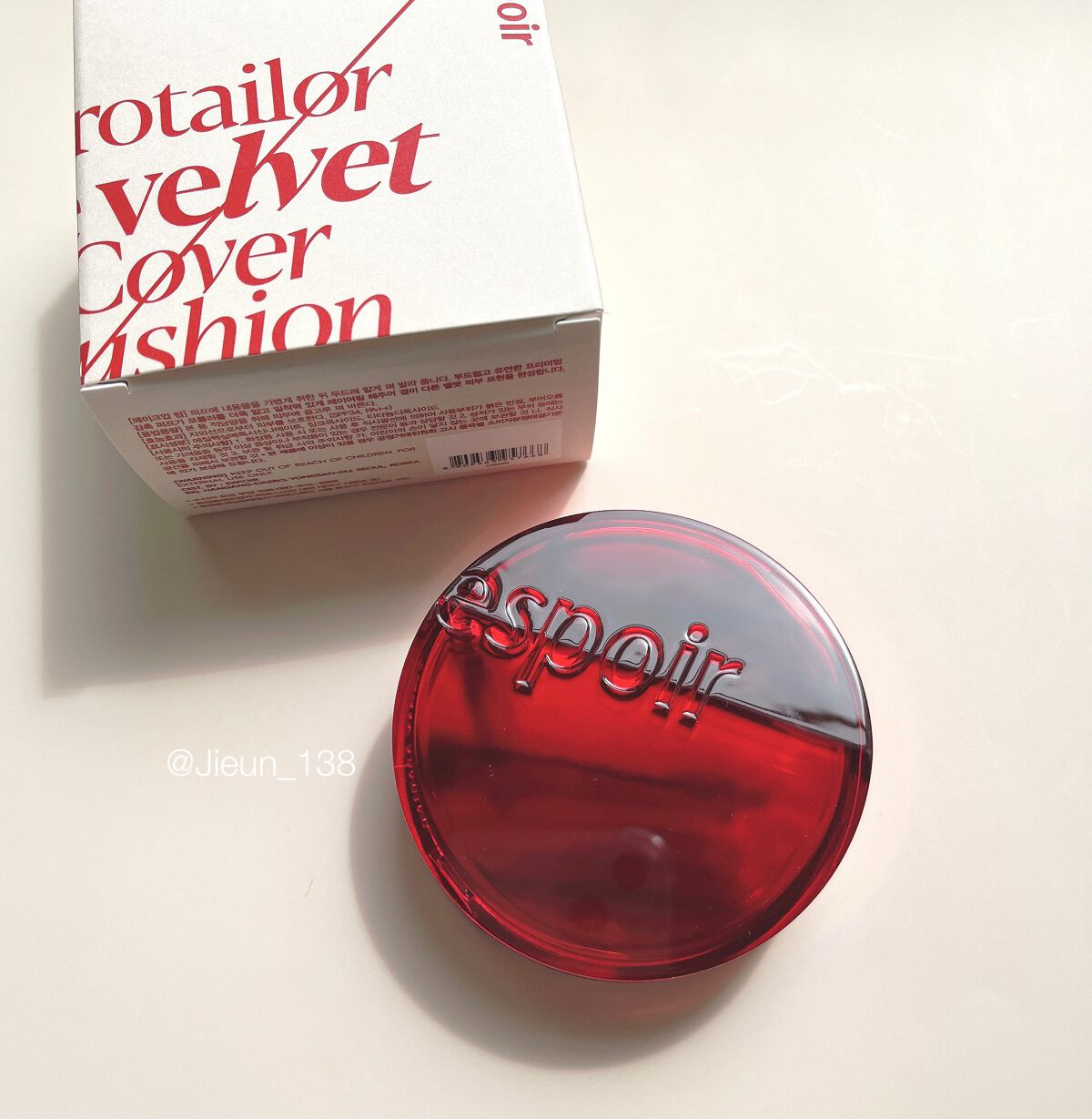 プロテーラービーベルベットカバークッション/espoir/クッションファンデーションを使ったクチコミ(1枚目)