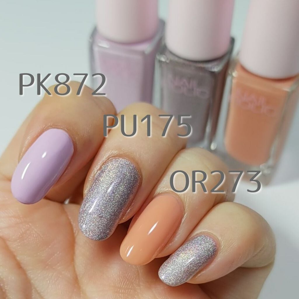 ネイルホリック リミテッドカラー Popping Sugar/ネイルホリック/マニキュアを使ったクチコミ(2枚目)