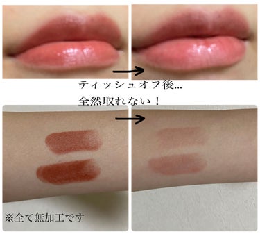 CEZANNE ラスティング リップカラーNのクチコミ「“全人類大優勝リップ”💄

ブルベだけどブラウンリップをしてみたい！
ブラウンリップに挑戦して.....」（3枚目）