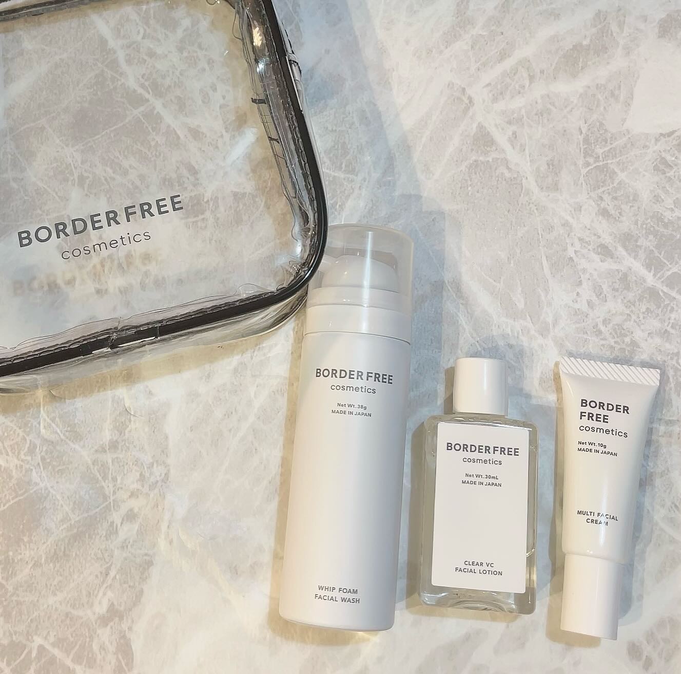 ミニサイズスキンケアセット/BORDER FREE cosmetics/トライアルキットを使ったクチコミ（2枚目）