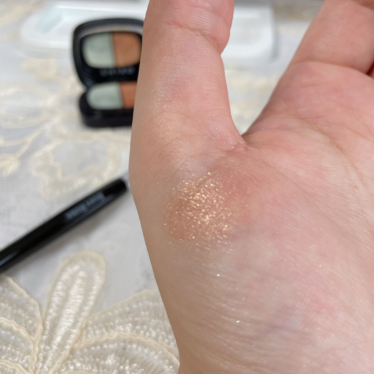 アイシャドウブラシセット/ロージーローザ/メイクブラシを使ったクチコミ（2枚目）