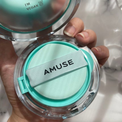 メタフィットヴィーガンクッション/AMUSE/クッションファンデーションを使ったクチコミ(3枚目)