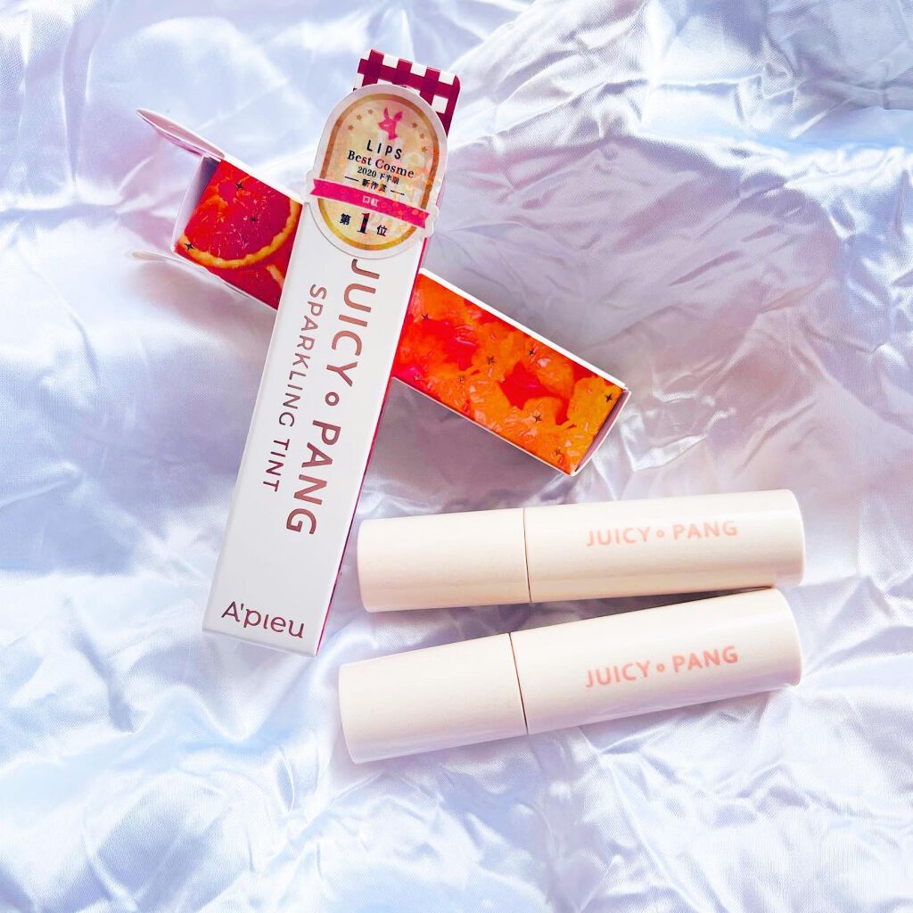 アピュー ジューシーパン スパークリングティント/A’pieu/口紅を使ったクチコミ（1枚目）