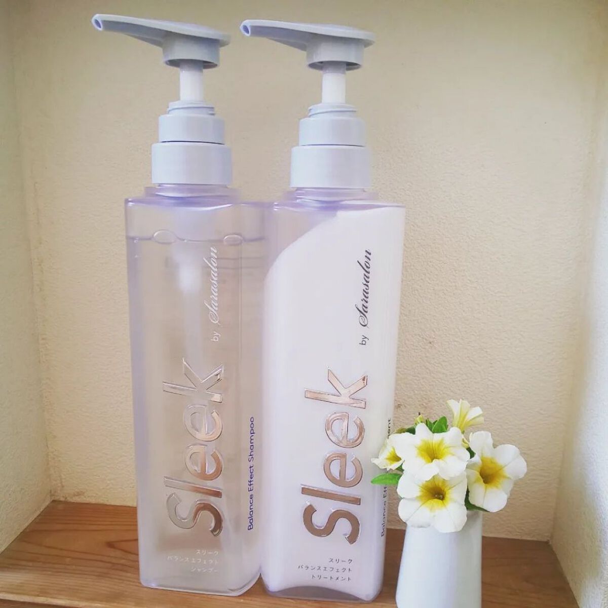 バランスエフェクトシャンプー／トリートメント/スリーク by サラサロン/市販シャンプーを使ったクチコミ（1枚目）