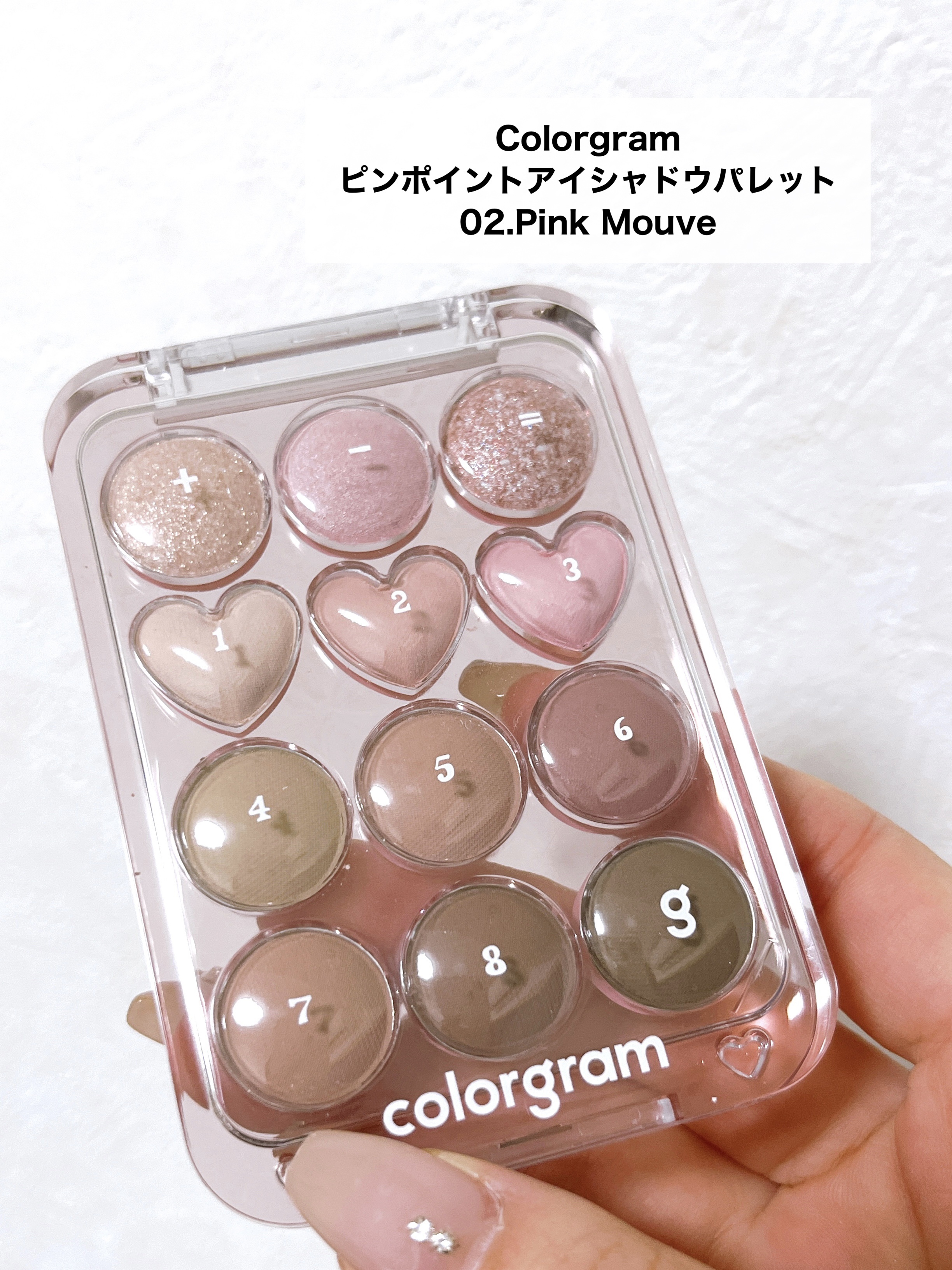 目元チュートリアルアイパレット/Colorgram/アイシャドウパレットを使ったクチコミ（2枚目）