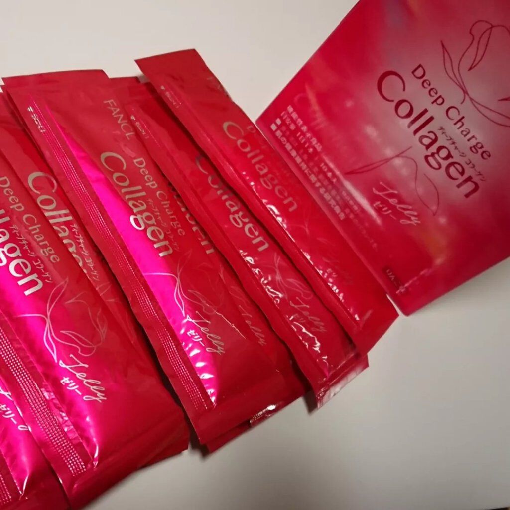ディープチャージ  コラーゲン スティックゼリー/ファンケル/美容サプリメントを使ったクチコミ（3枚目）