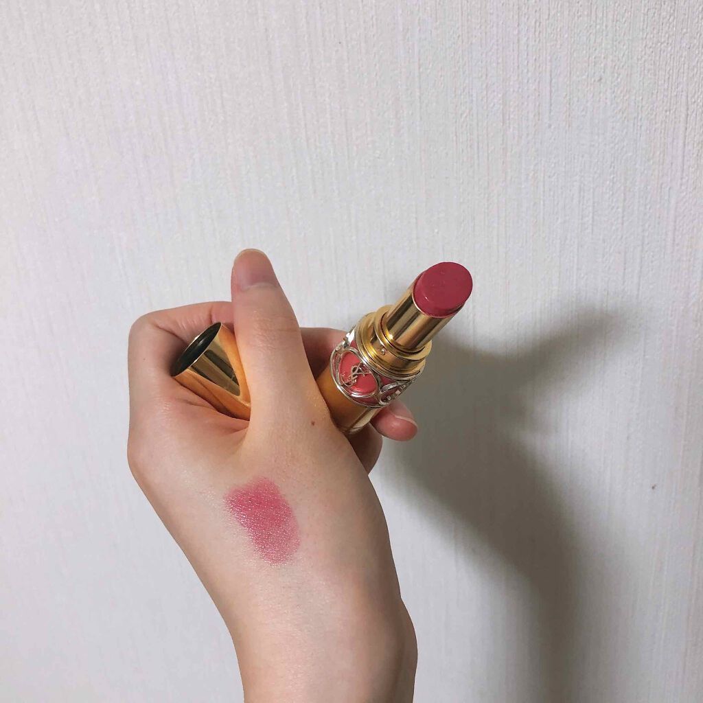 ルージュ ヴォリュプテ シャイン/YVES SAINT LAURENT BEAUTE/口紅を使ったクチコミ(2枚目)