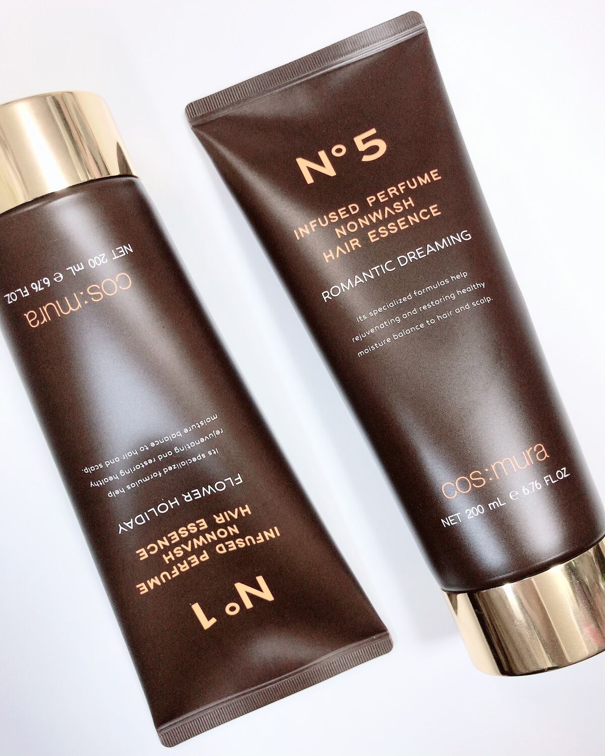 インフューズドパフュームノンウォッシュヘアエッセンス/cos:mura/洗い流すヘアトリートメントを使ったクチコミ（1枚目）